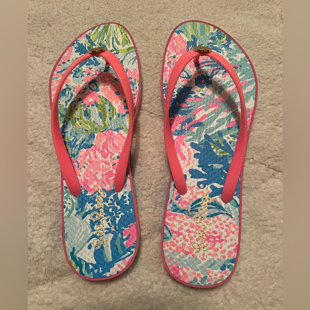 Lilly Pulitzer Flip Flops